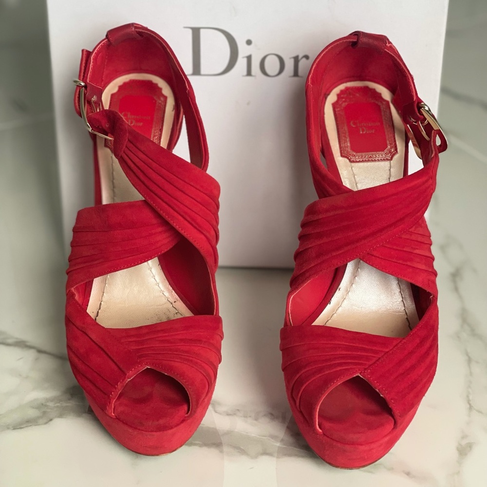 Dior Rocks Sandal Red